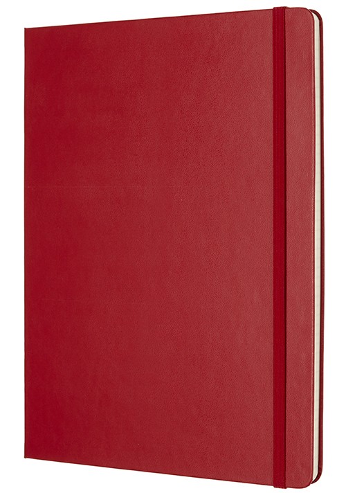 Блокнот Moleskine Classic великий 19 x 25 см у клітинку червоний