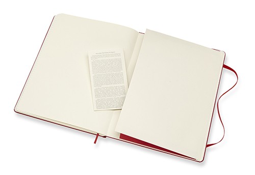 Блокнот Moleskine Classic великий 19 x 25 см у клітинку червоний