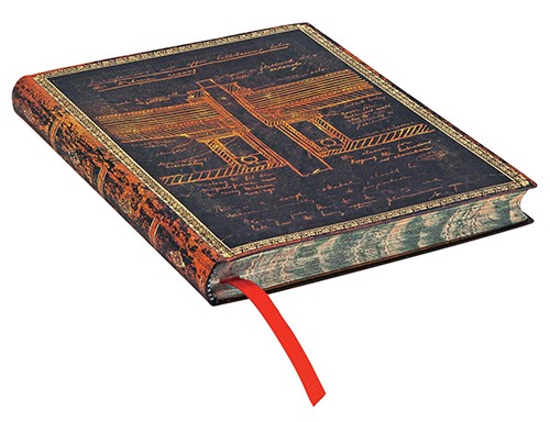 Блокнот Paperblanks Манускрипти Нікола Тесла Нариси Flexi середній 13 х 18 см в лінію