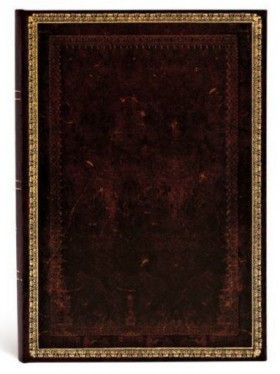 Блокнот Paperblanks Стара Шкіра Чорний Марокканський Flexi середній 13 х 18 см в лінію
