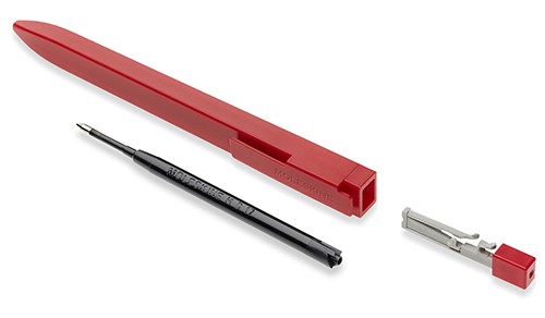 Автоматична кулькова ручка Moleskine Go Червона 1,0 мм 