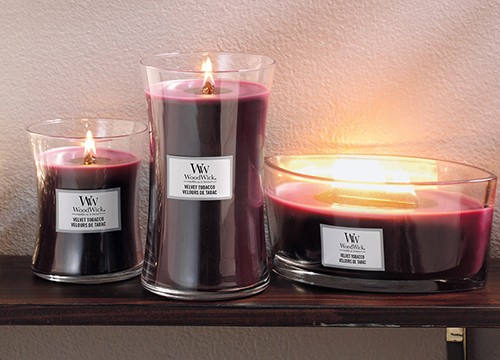 Ароматична свіча WoodWick Large Velvet Tobacco 609 г