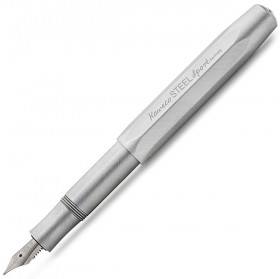 Чорнильна ручка Kaweco Steel Sport сталева перо F (тонке)