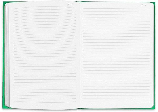 Блокнот Caran d'Ache Colormat-X середній в лінію зелений