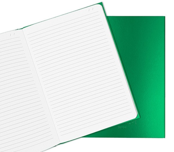 Блокнот Caran d'Ache Colormat-X середній в лінію зелений