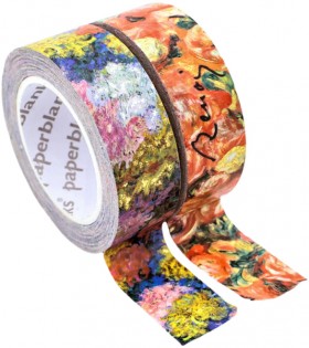 Дизайнерський скотч Paperblanks Хризантеми Моне / Ренуар Лист до Морізо