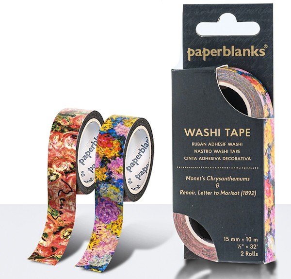 Дизайнерський скотч Paperblanks Хризантеми Моне / Ренуар Лист до Морізо