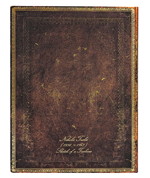 Блокнот Paperblanks Манускрипти Нікола Тесла Нариси Flexi великий 18 х 23 см в лінію