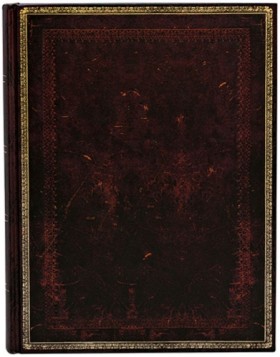 Блокнот Paperblanks Стара Шкіра Чорний Марокканський Flexi великий 18 х 23 см в лінію 