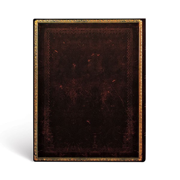 Блокнот Paperblanks Стара Шкіра Чорний Марокканський Flexi великий 18 х 23 см в лінію 
