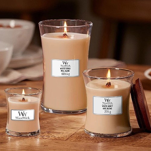 Ароматична свіча WoodWick Large White Honey 609 г 
