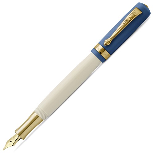 Чорнильна ручка Kaweco Student 50's Rock синьо-кремова перо F (тонке) 