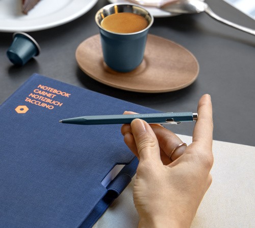 Ручка Caran d'Ache 849 Nespresso синя + бокс 