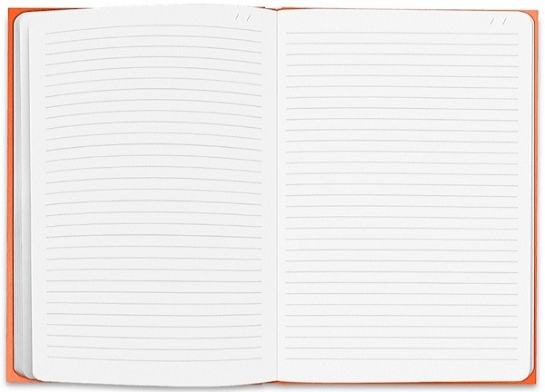 Блокнот Caran d'Ache Colormat-X середній в лінію помаранчевий