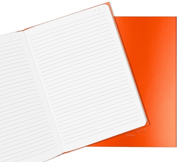 Блокнот Caran d'Ache Colormat-X середній в лінію помаранчевий