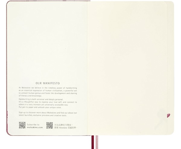 Блокнот Moleskine Sakura Imprint середній 13 х 21 см нелінований