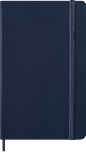 Щоденник Moleskine на 2027 рік середній 13 х 21 см сапфір