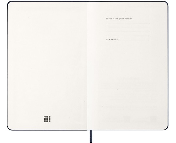 Щоденник Moleskine на 2027 рік середній 13 х 21 см сапфір