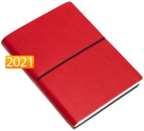 Щоденник Ciak на 2021 рік середній червоний