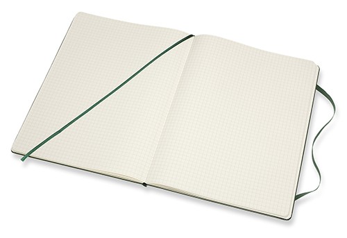 Блокнот Moleskine Classic великий 19 x 25 см у клітинку миртовий зелений