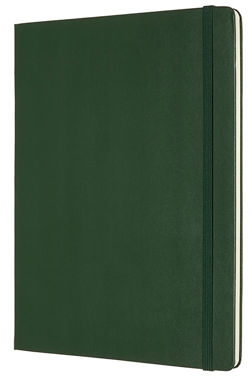 Блокнот Moleskine Classic великий 19 x 25 см у клітинку миртовий зелений