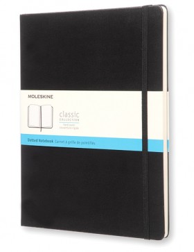 Блокнот Moleskine Classic великий 19 x 25 см в крапку чорний