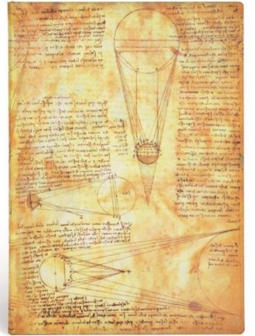 Блокнот Paperblanks Манускрипти Леонардо да Вінчі Нариси Flexi середній 13 х 18 см в лінію