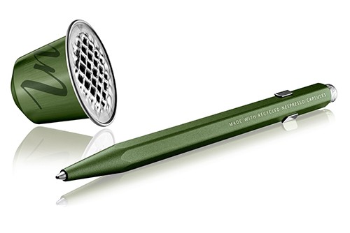 Ручка Caran d'Ache 849 Nespresso темно-зелена + бокс 