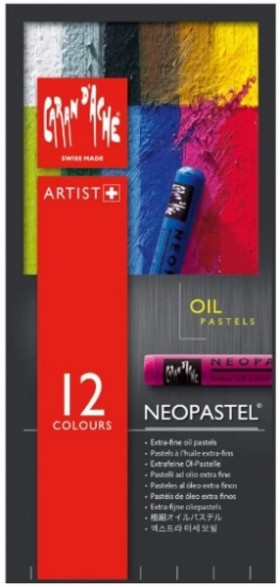 Набір олійної пастелі Caran d'Ache Neopastel 12 штук