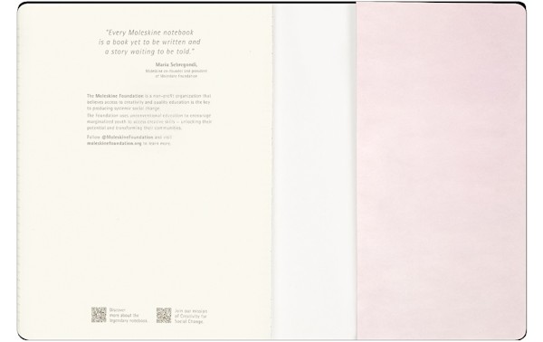 Зошит Moleskine Cahier Sakura Imprint великий 19 х 25 см в лінію рожевий