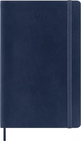 Щоденник Moleskine на 2027 рік середній 13 х 21 см сапфір м'який
