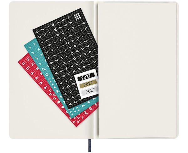 Щоденник Moleskine на 2027 рік середній 13 х 21 см сапфір м'який