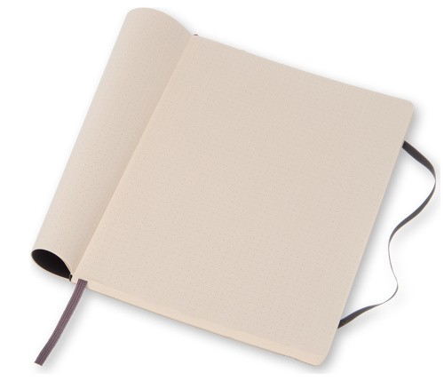 Блокнот Moleskine Classic великий 19 x 25 см в крапку чорний м'який