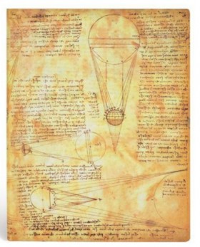 Блокнот Paperblanks Манускрипти Леонардо да Вінчі Нариси Flexi великий 18 х 23 см в лінію