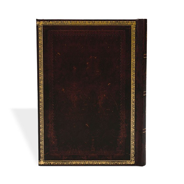 Блокнот Paperblanks Стара Шкіра Чорний Марокканський середній 13 х 18 см в лінію