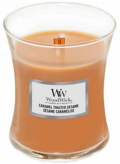 Ароматична свіча WoodWick Medium Caramel Toasted Sesame 275 г