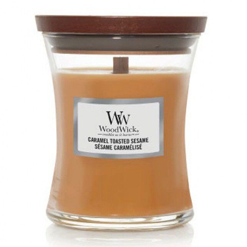 Ароматична свіча WoodWick Medium Caramel Toasted Sesame 275 г