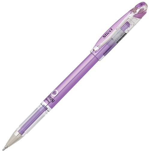Гелева ручка Pentel Slicci Metallic фіолетова