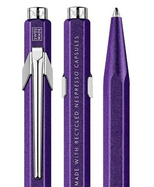 Ручка Caran d'Ache 849 Nespresso фіолетова + бокс 
