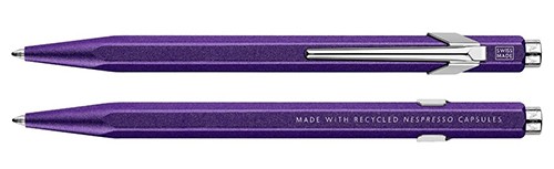 Ручка Caran d'Ache 849 Nespresso фіолетова + бокс 