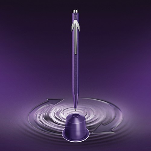 Ручка Caran d'Ache 849 Nespresso фіолетова + бокс 