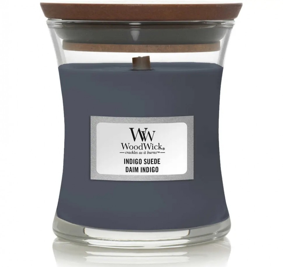 Ароматична свіча WoodWick Mini Indigo Suede 85 г 