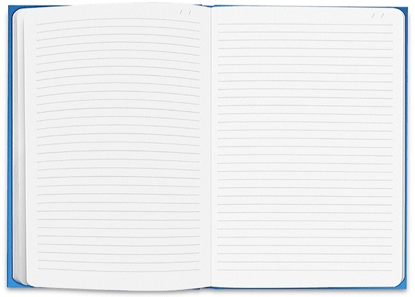 Блокнот Caran d'Ache Colormat-X середній в лінію синій