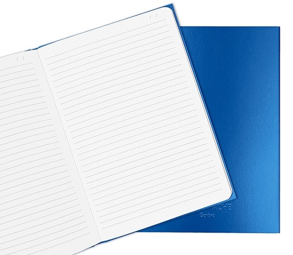 Блокнот Caran d'Ache Colormat-X середній в лінію синій