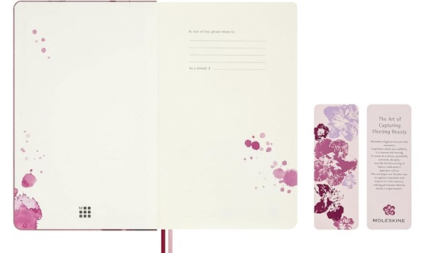 Щотижневик Moleskine Sakura Imprint 2026-2027 на 18 місяців середній 13 х 21см рожевий