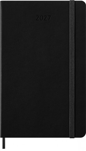 Щоденник Moleskine на 2027 рік середній 13 х 21 см чорний