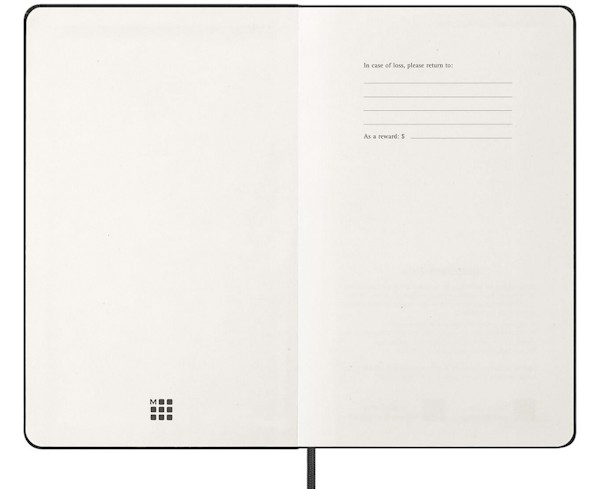 Щоденник Moleskine на 2027 рік середній 13 х 21 см чорний