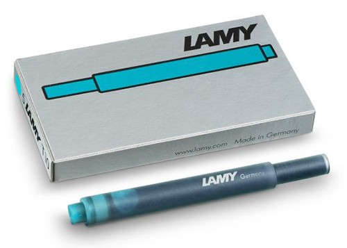 Набір чорнильних картриджів Lamy T10 блакитний 5 штук 