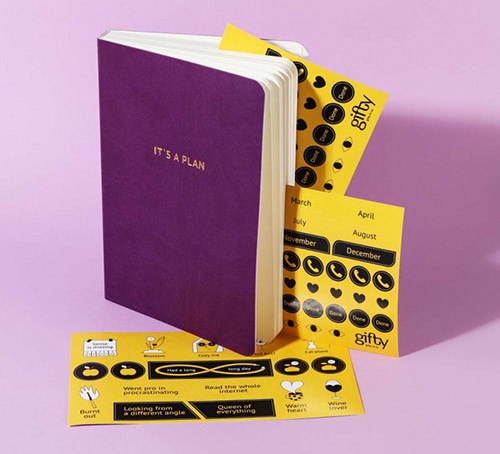 Планер Gifty It's A Plan фіолетовий А5 13 х 19 см 
