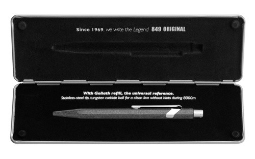 Ручка Caran d'Ache 849 Original срібна + бокс 